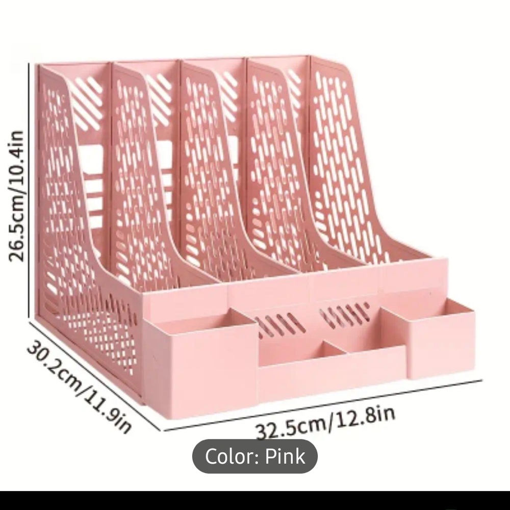 Pink Home Storage Organizer